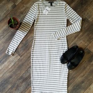 Forever 21 Bodycon Long Sleeved Knit Dress